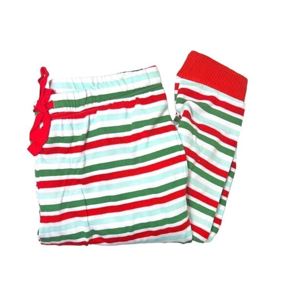 Cuddl Duds Womens Multi Stripe Sweater Knit Mama Elf Pajamas 2 Pc Set Sz XL New - Picture 4 of 11